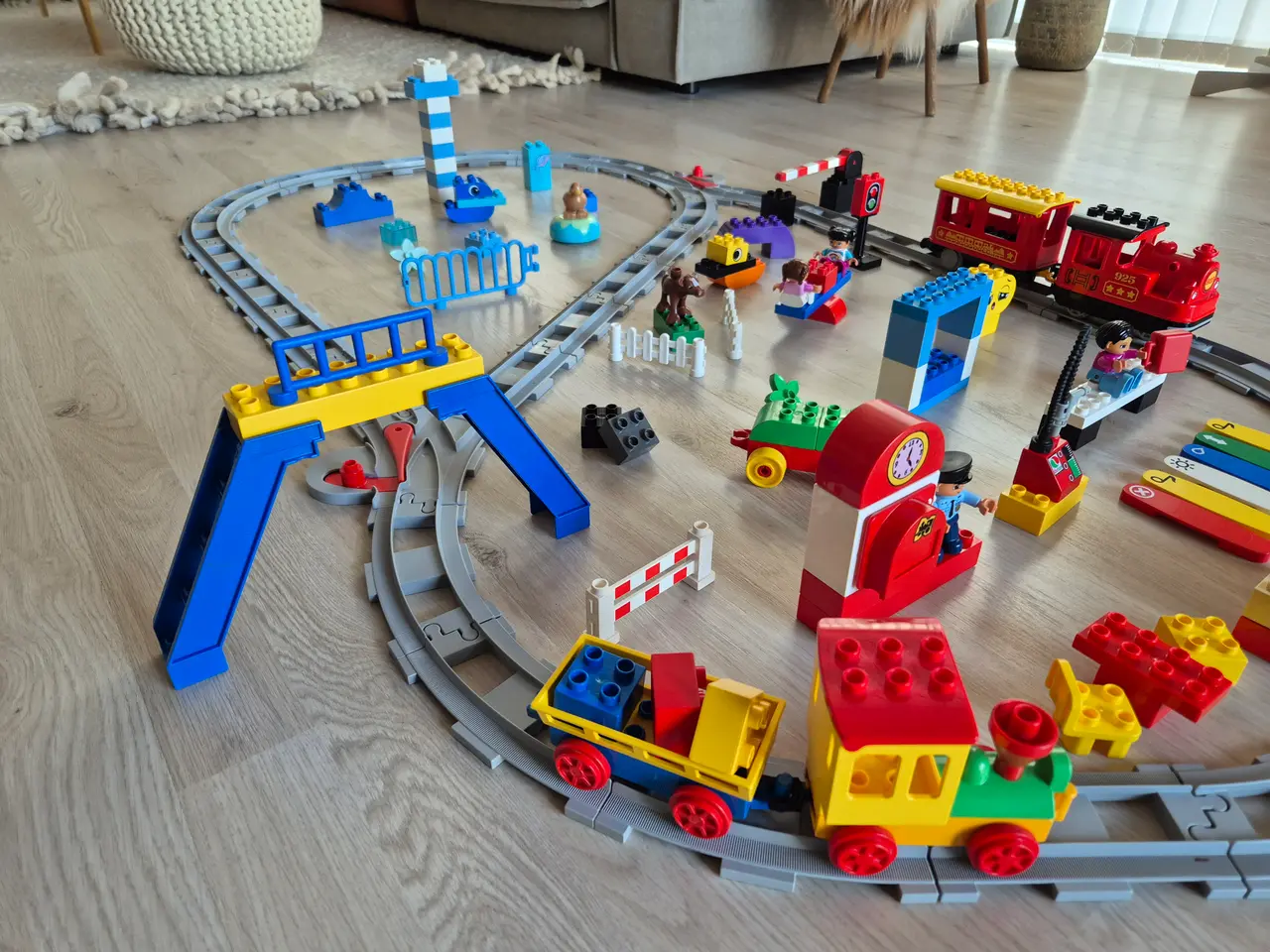 Billede 4 - Duplo Smart Elektrisk Togbane, Damptog, APP Funkti