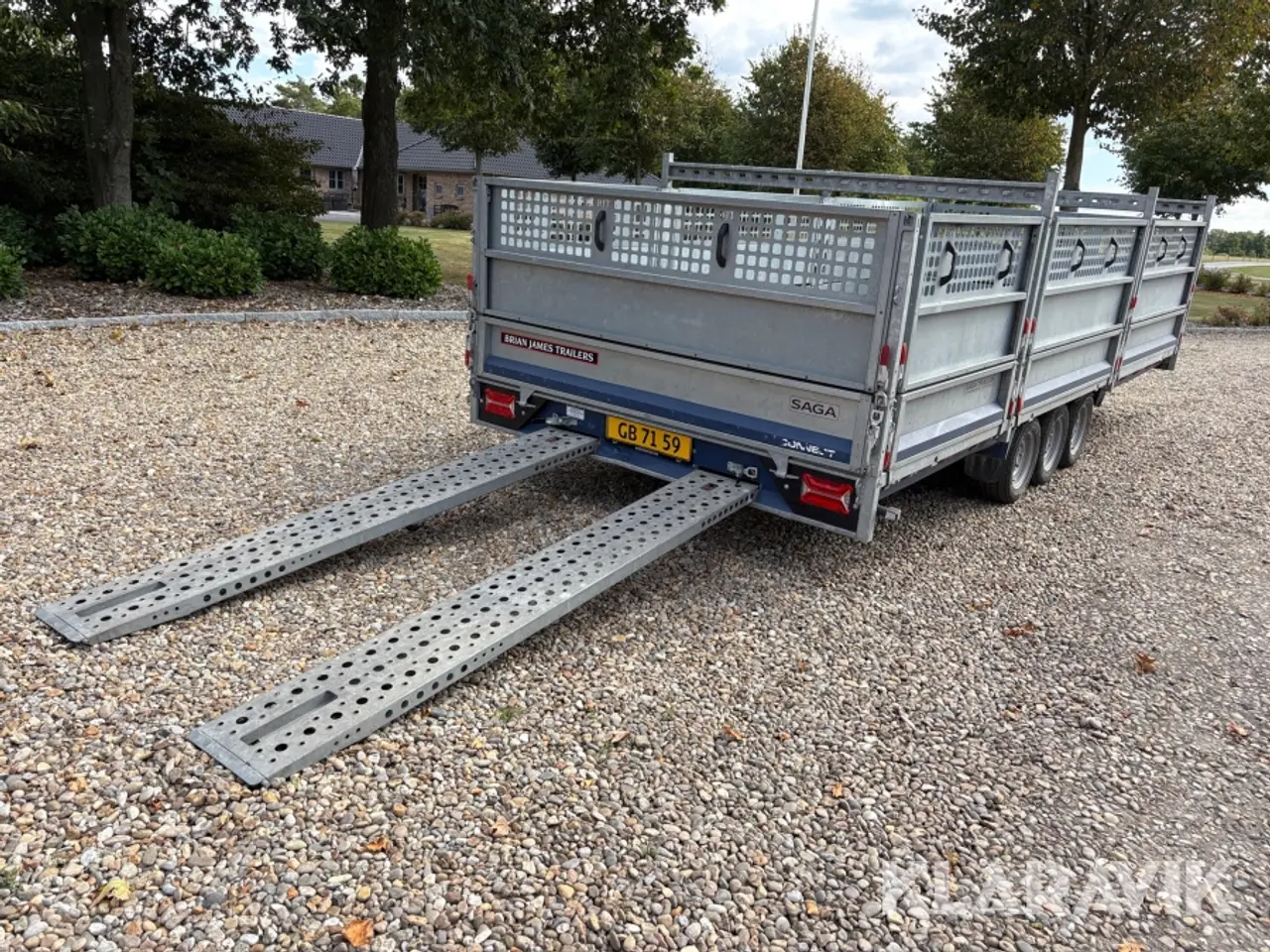 Billede 9 - Trailer Brian James Cargo Connect - med aluramper og høje sider