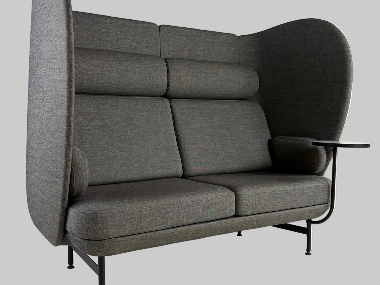 Billede 1 - Fritz Hansen Plenum Sofa m. Bord – Grå/Sort Stel