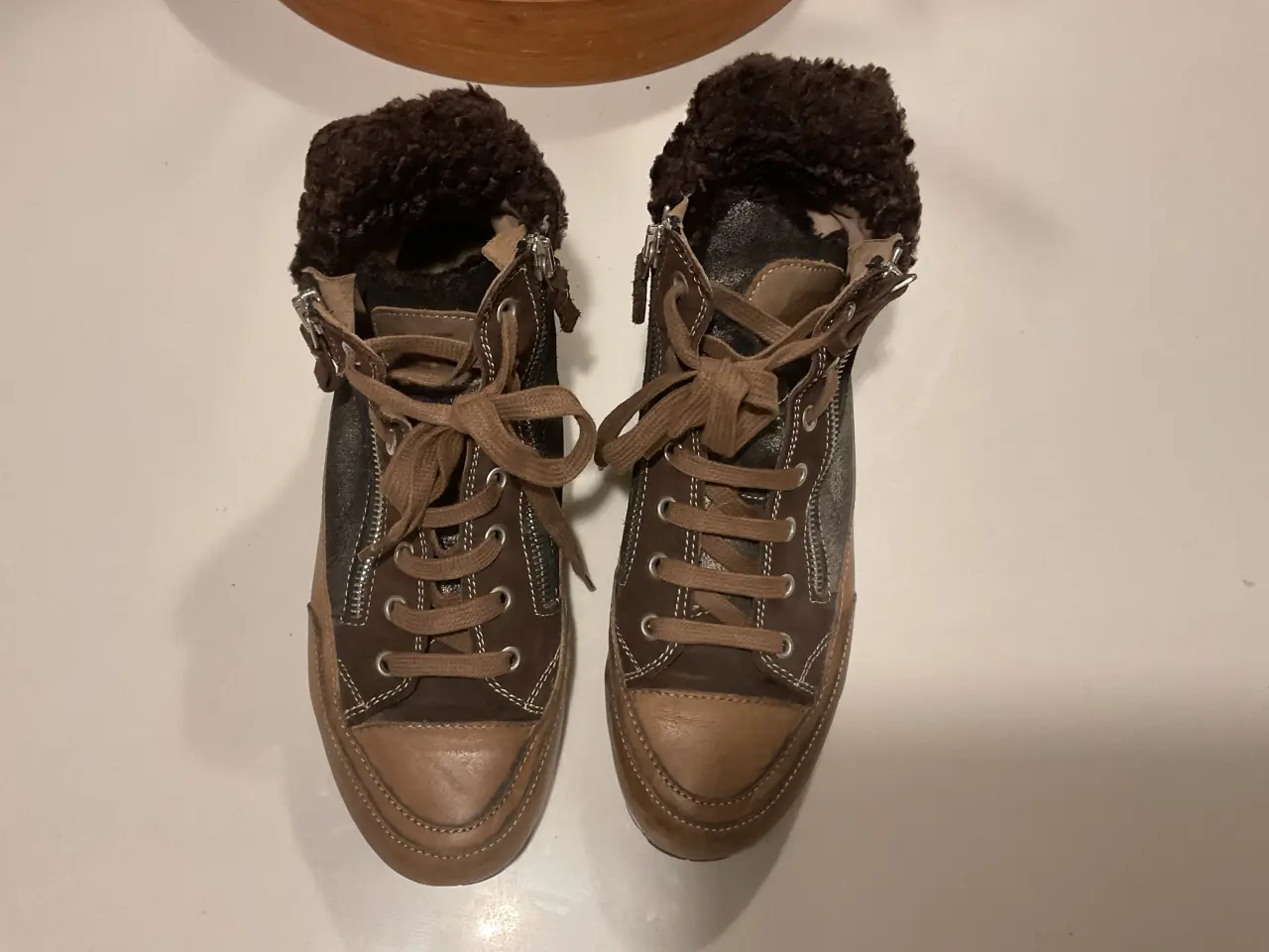 Billede 4 - Candice Cooper sneakers str. 37 brun med foer