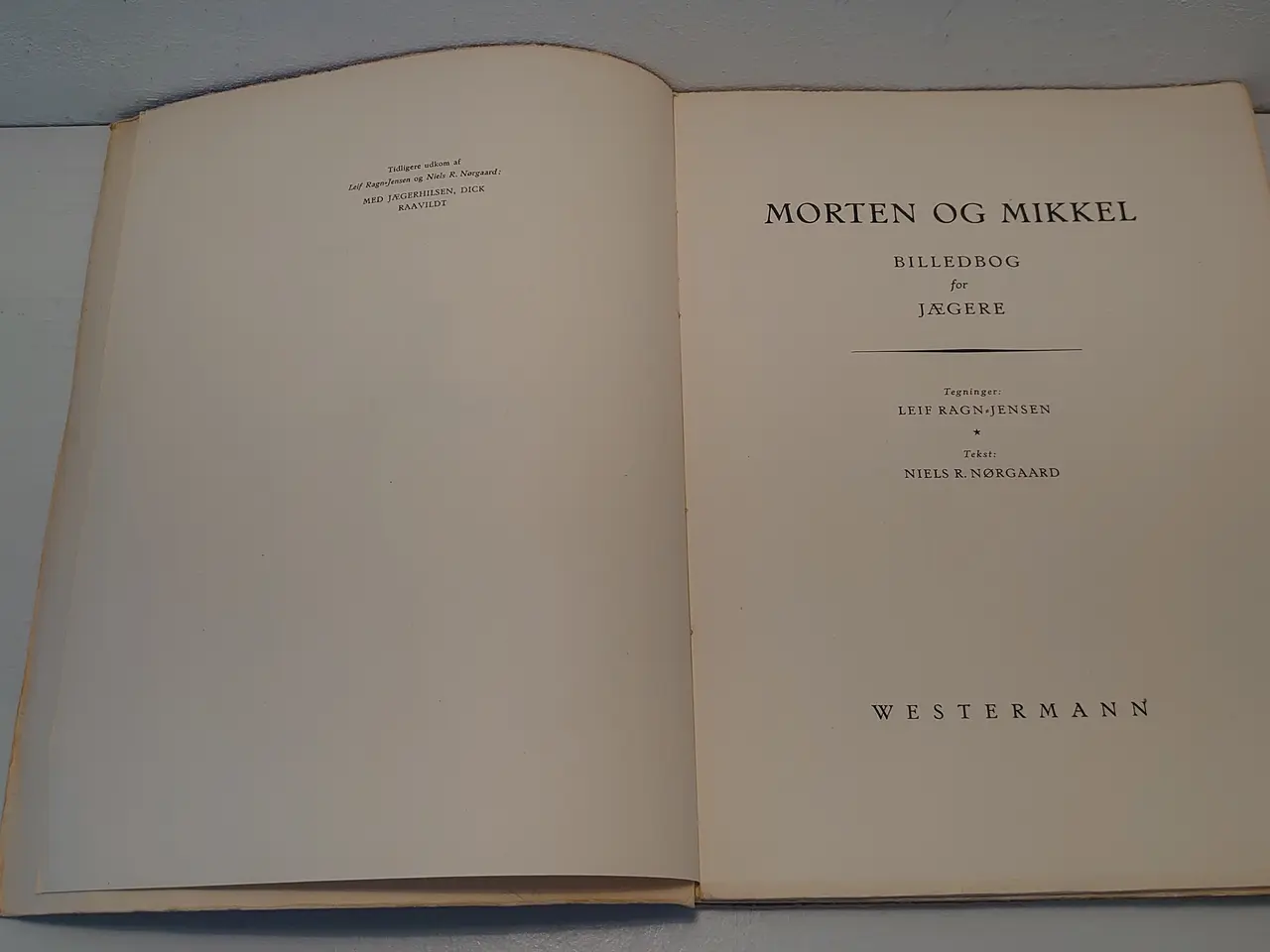 Billede 3 - Niels R. Nørgaard:Morten og Mikkel.1.udg.1947.
