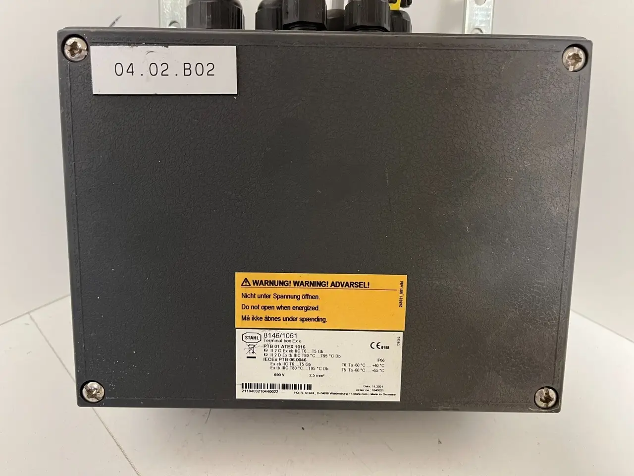 Billede 4 - R. STAHL 8146/1061 Terminal Box Ex e ATEX IECEx -