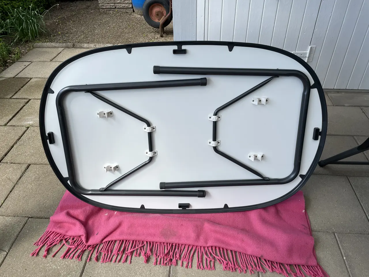 Billede 5 - Campingbord med 4 positionsstole + 2 fodstøtter