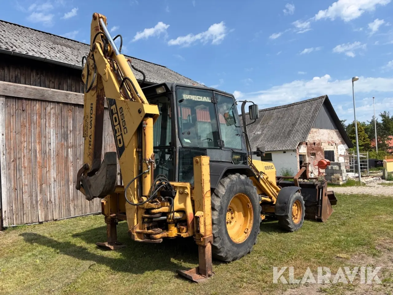 Billede 5 - Rendegraver Ford 655c med skovlpakke.