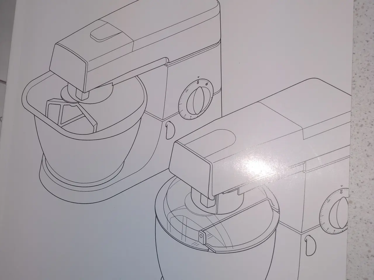 Billede 7 - Kenwood Major køkkenmaskine 900w med blender, hvid