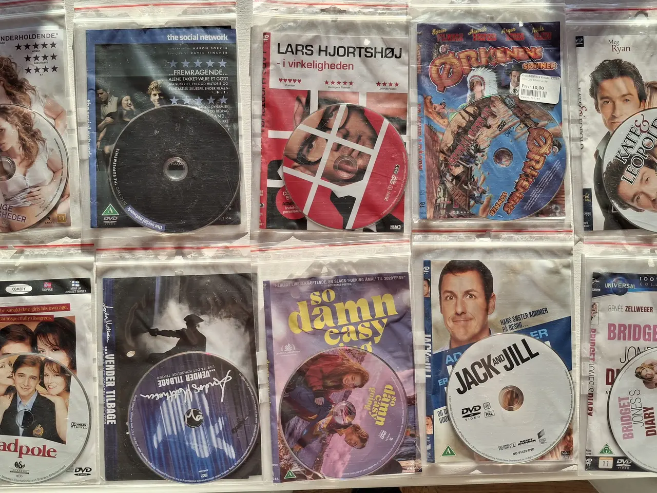 Billede 1 - 10 Dvd'er - uden kassette