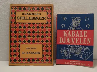 2 stk kabalebøger fra 1940 og 1954.