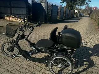 Tvillingecykel på el, nærmest som ny!