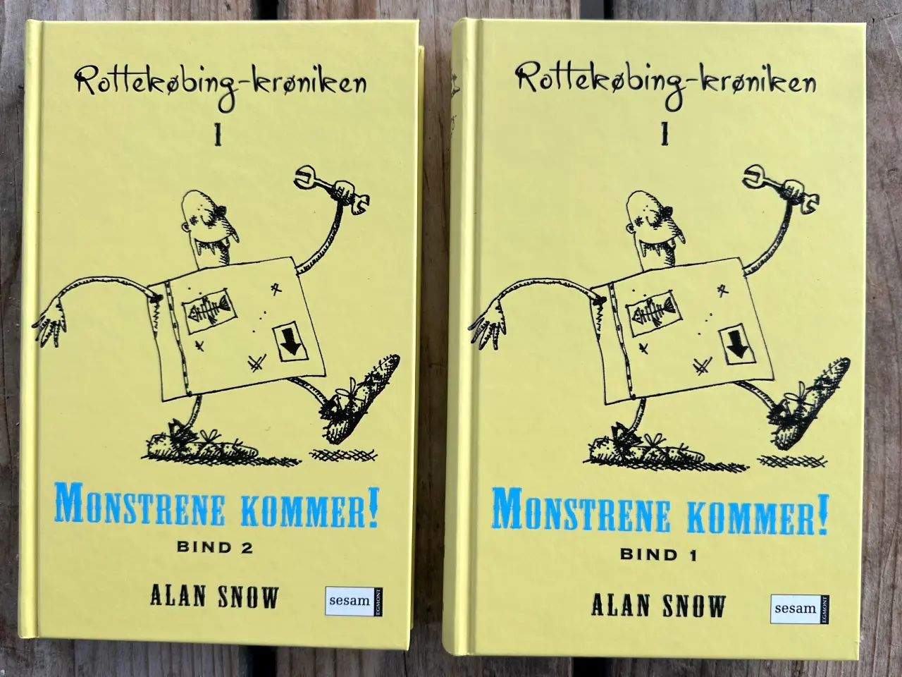 Billede 1 - Monstrene kommer - Rottekøbing-krøniken - bind 1+2