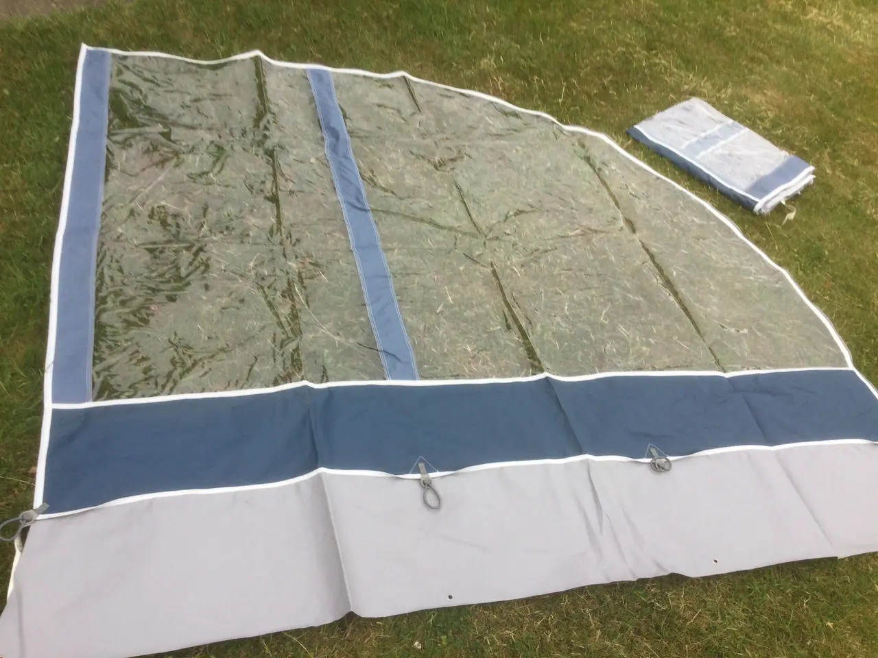 Billede 3 - Solsejl, Isabella Sun Blue, 950 cm, som ny. 