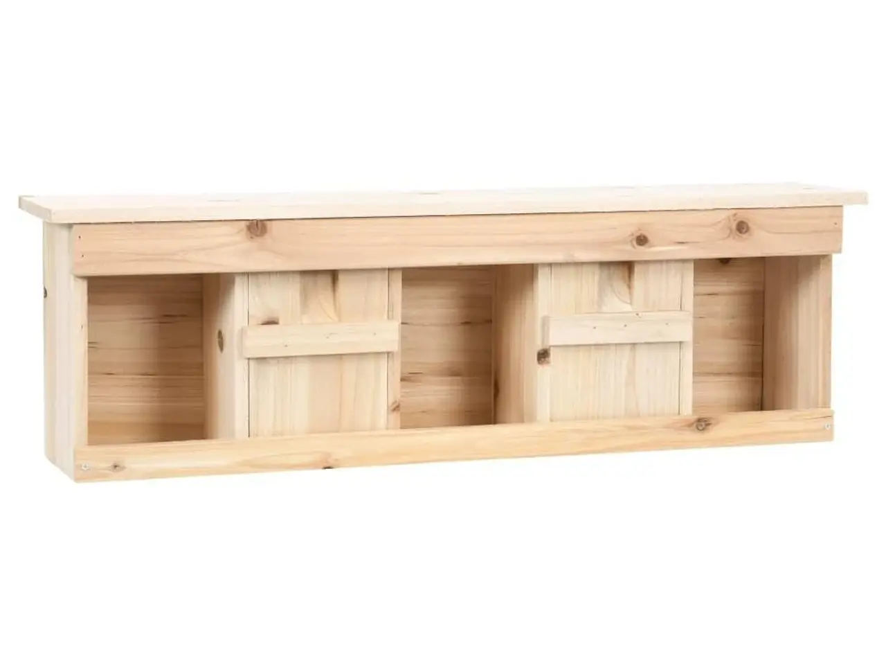 Billede 2 - Spurvehus med 5 rum 68×15×21 cm i fyrretræ