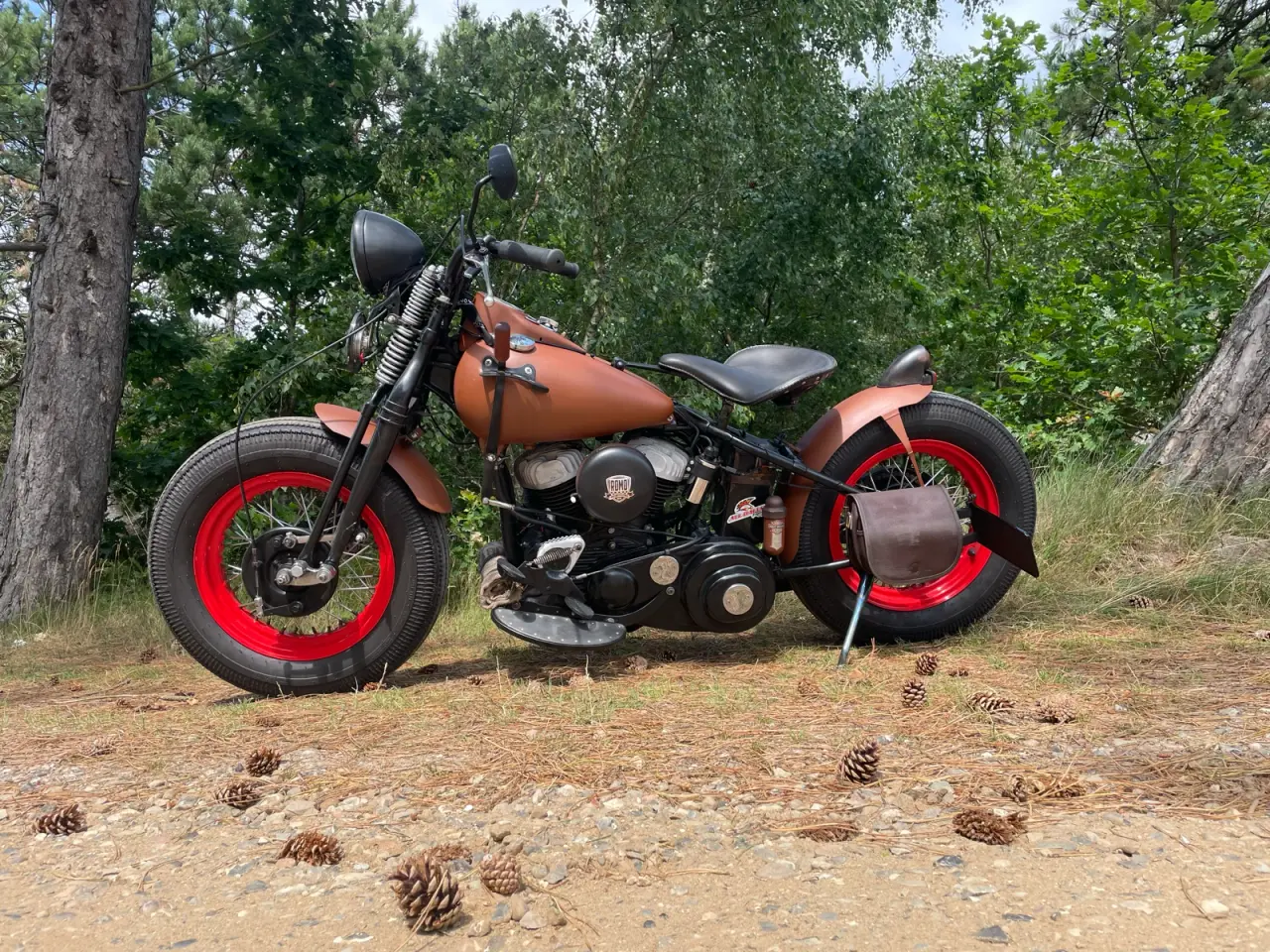 Billede 2 - Harley Davidson Flathead Bobber.