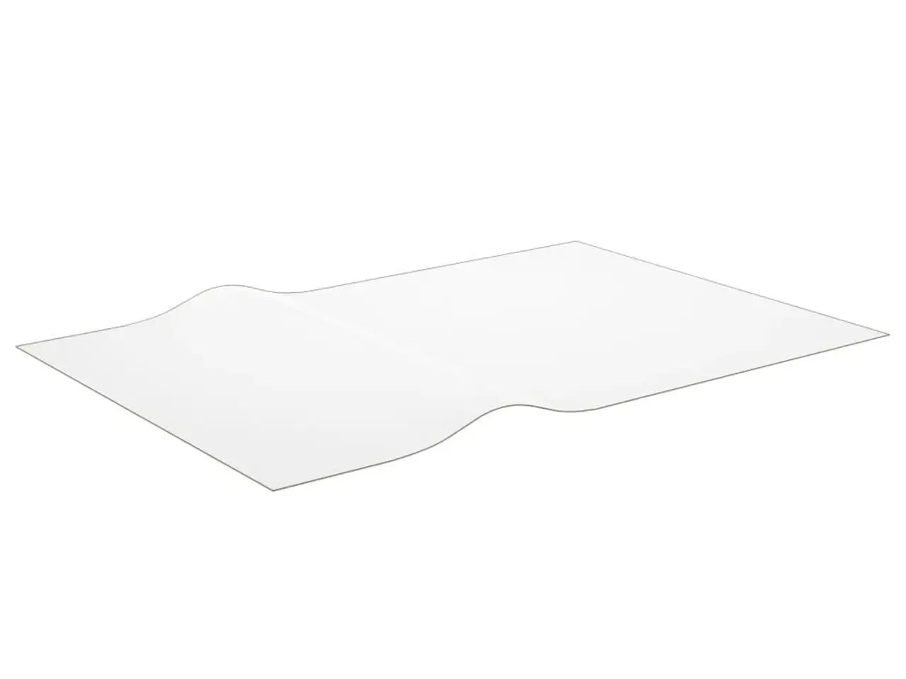 Billede 4 - Bordbeskytter 140 × 90 cm - transparent PVC 1,6 mm