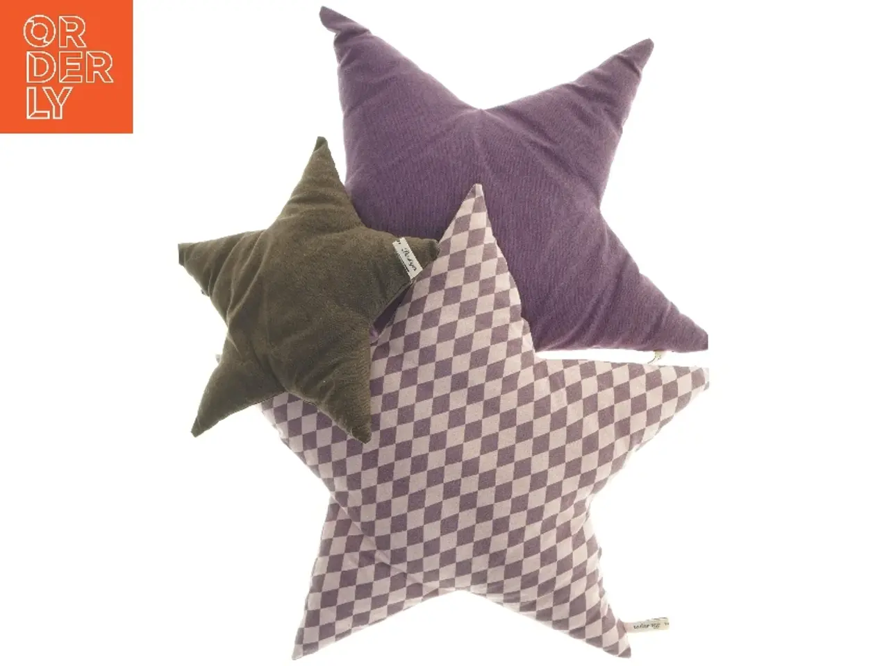 Billede 1 - Stjerneformede puder, sæt af 3 (str. 3 stk 45x45x28 cm)
