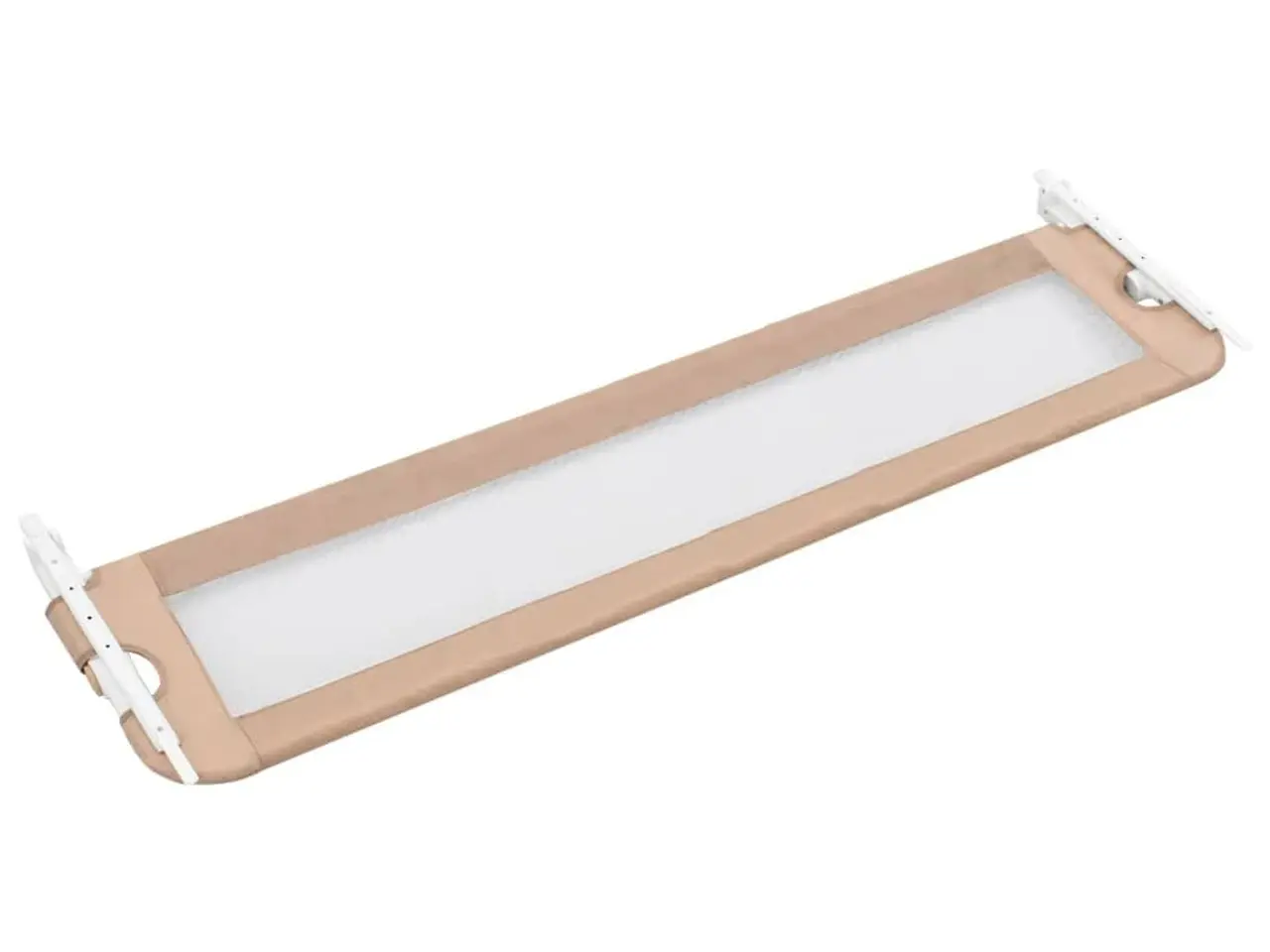 Billede 4 - Sengegelænder til barneseng 180 x 42 cm - polyester, gråbrun