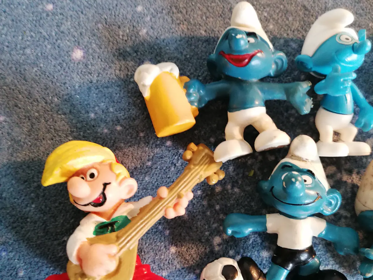 Billede 3 - 9 Smølfefigurer fra Schleich - Peyo Bully