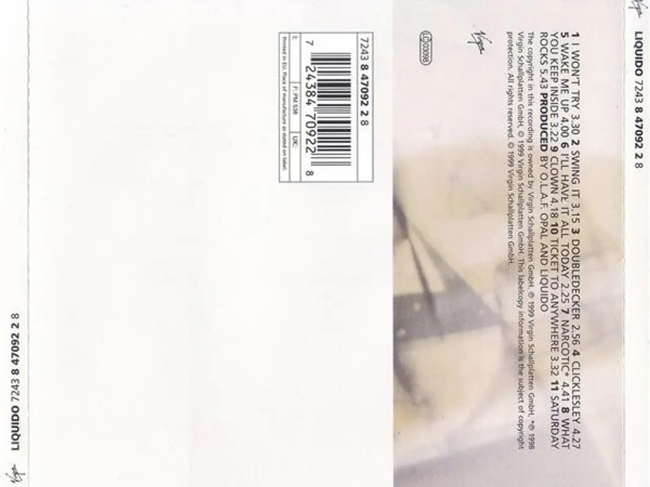 Billede 2 - Liquido – Liquido – CD