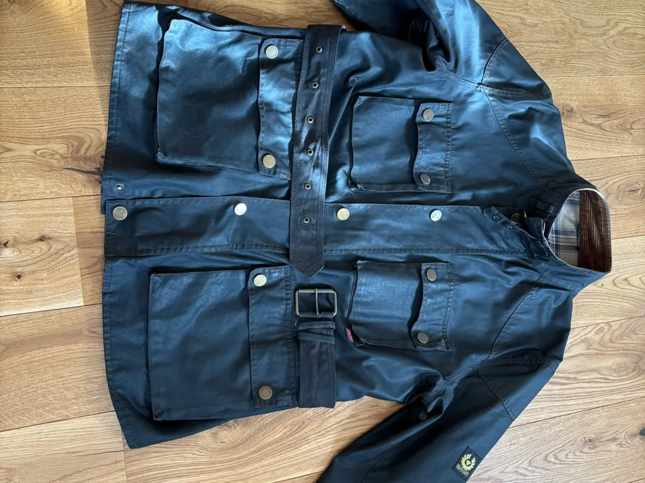 Billede 3 - Belstaff jakke Sort oilskin (str M)