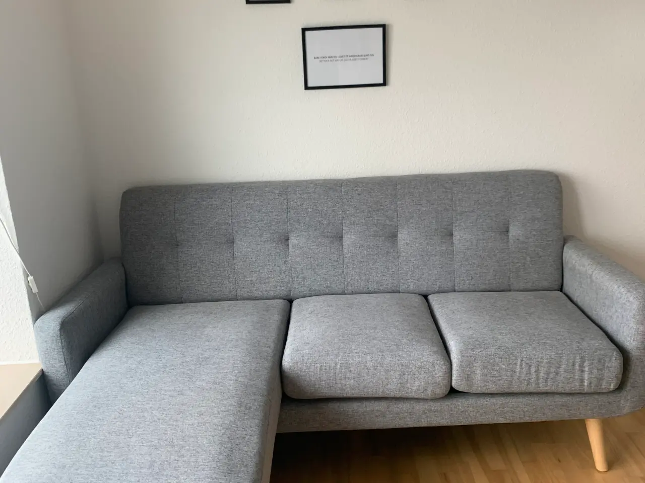 Billede 1 - Lysegrå Sofa