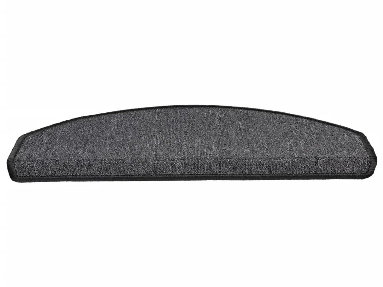 Billede 4 - Trappemåtter halvrunde - 15 stk., 65×24×4 cm, antracit