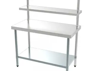  Arbejdsbord med hylder – B1500 x D600 x H1500 mm