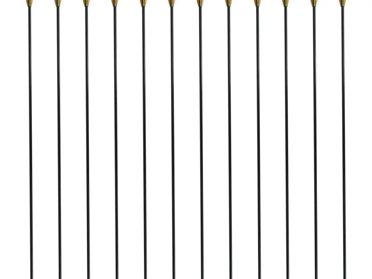Billede 3 - Standard recurve buepile 12 stk. 30" 0,6 cm glasfiber