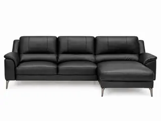 Agedrup Læder Chaiselongsofa Højrevendt
