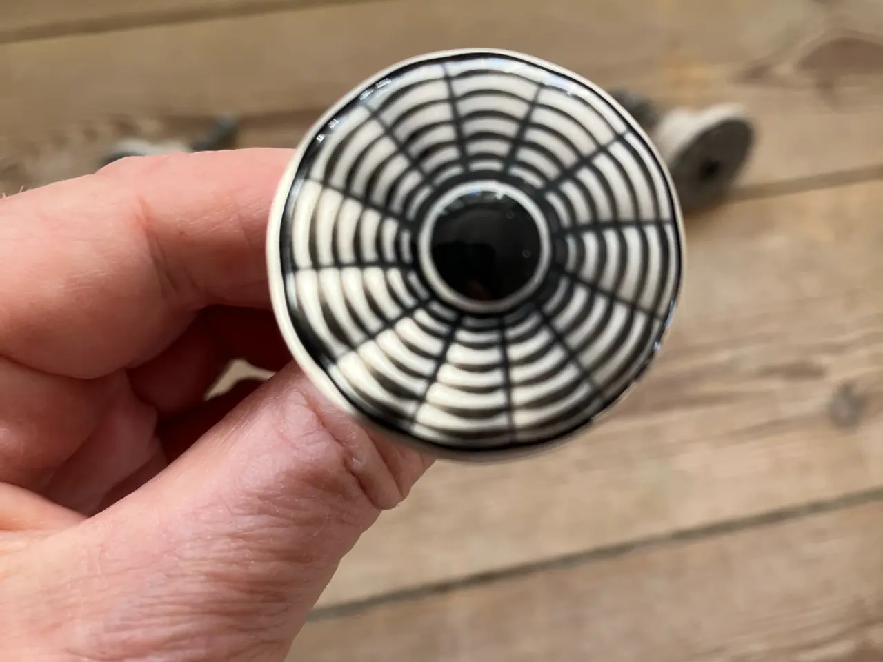 Billede 2 - Knopper i porcelæn /metal, blomster
