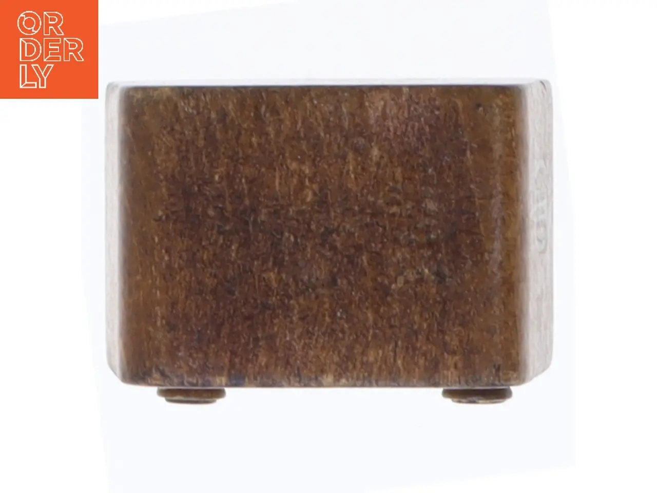 Billede 3 - Lille træfjernsyn på ben (str. 6x4 cm)