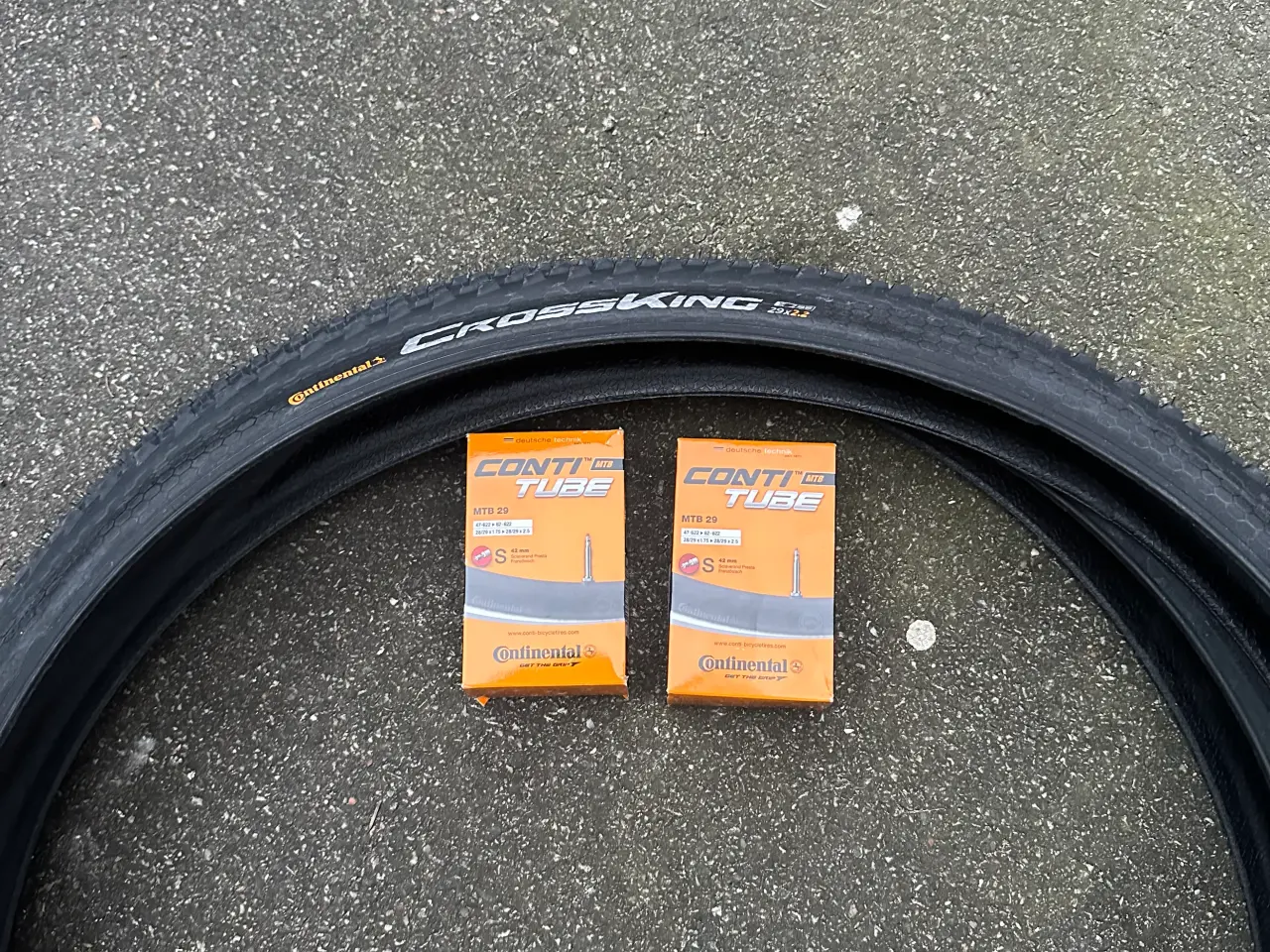 Billede 3 - CONTINENTAL CROSSKING MTB 29X 2,2 KOMPLET DÆKSÆT