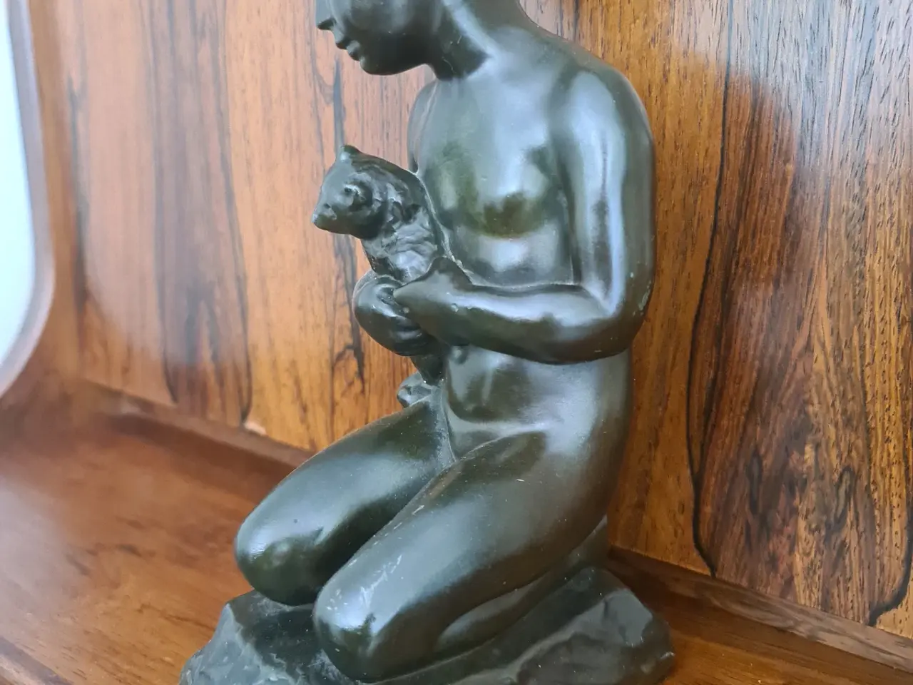 Billede 4 - Just Andersen figur - Dreng med bamse (Elna Borch)