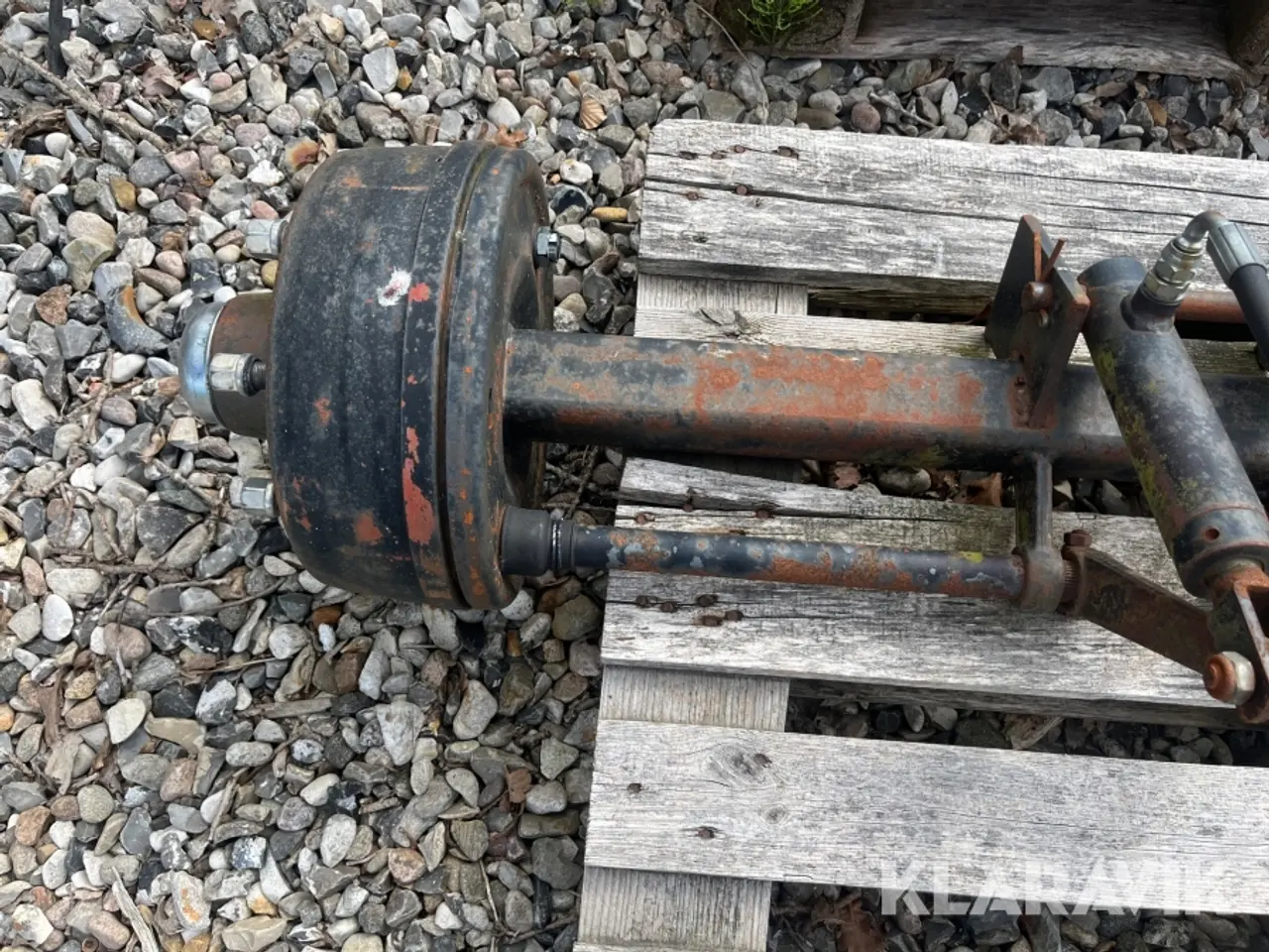 Billede 7 - Aksel med bremse FAD Hydraulisk bremse