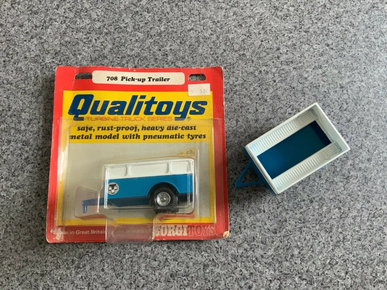Billede 1 - Corgi Toys (Qualitoys) No. 708 Pick-up Trailer 