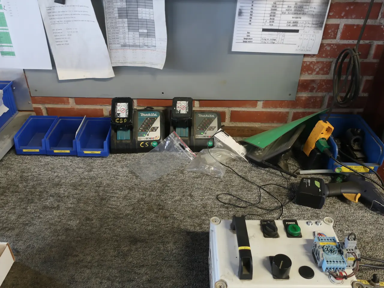 Billede 4 - Arbejdsbord med indhold