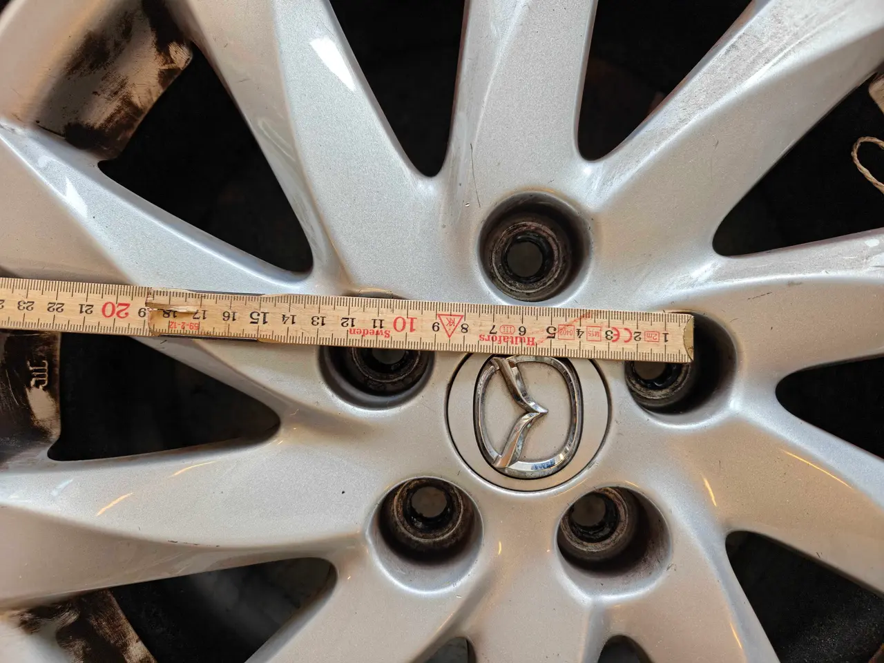 Billede 3 - Mazda 6 Alufælge med sommerdæk.