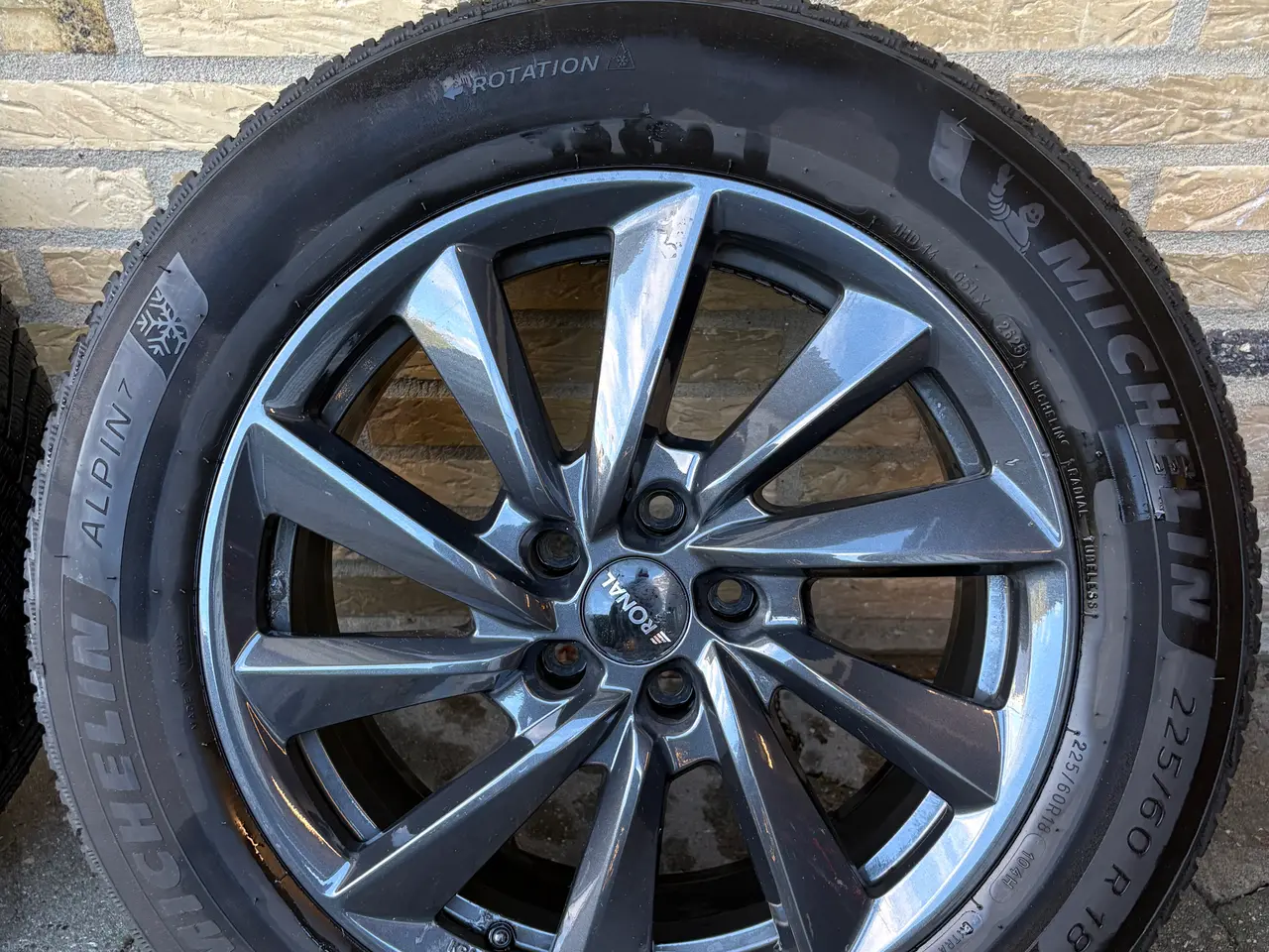 Billede 3 - Flotte 18” alufælge med gode vinterdæk Toyota RAV4