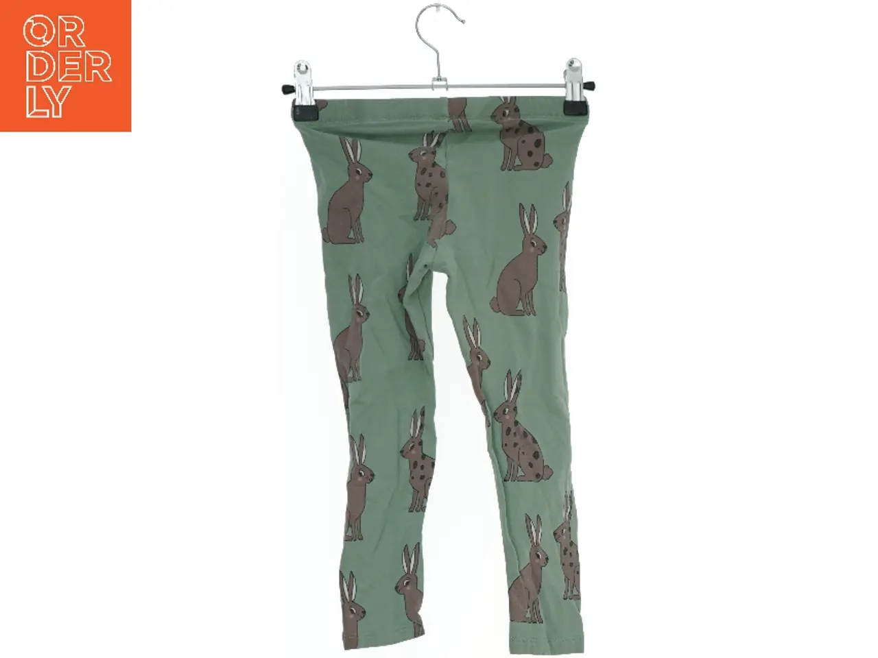 Billede 2 - Leggings med kaninprint fra Lindex (str. 104)