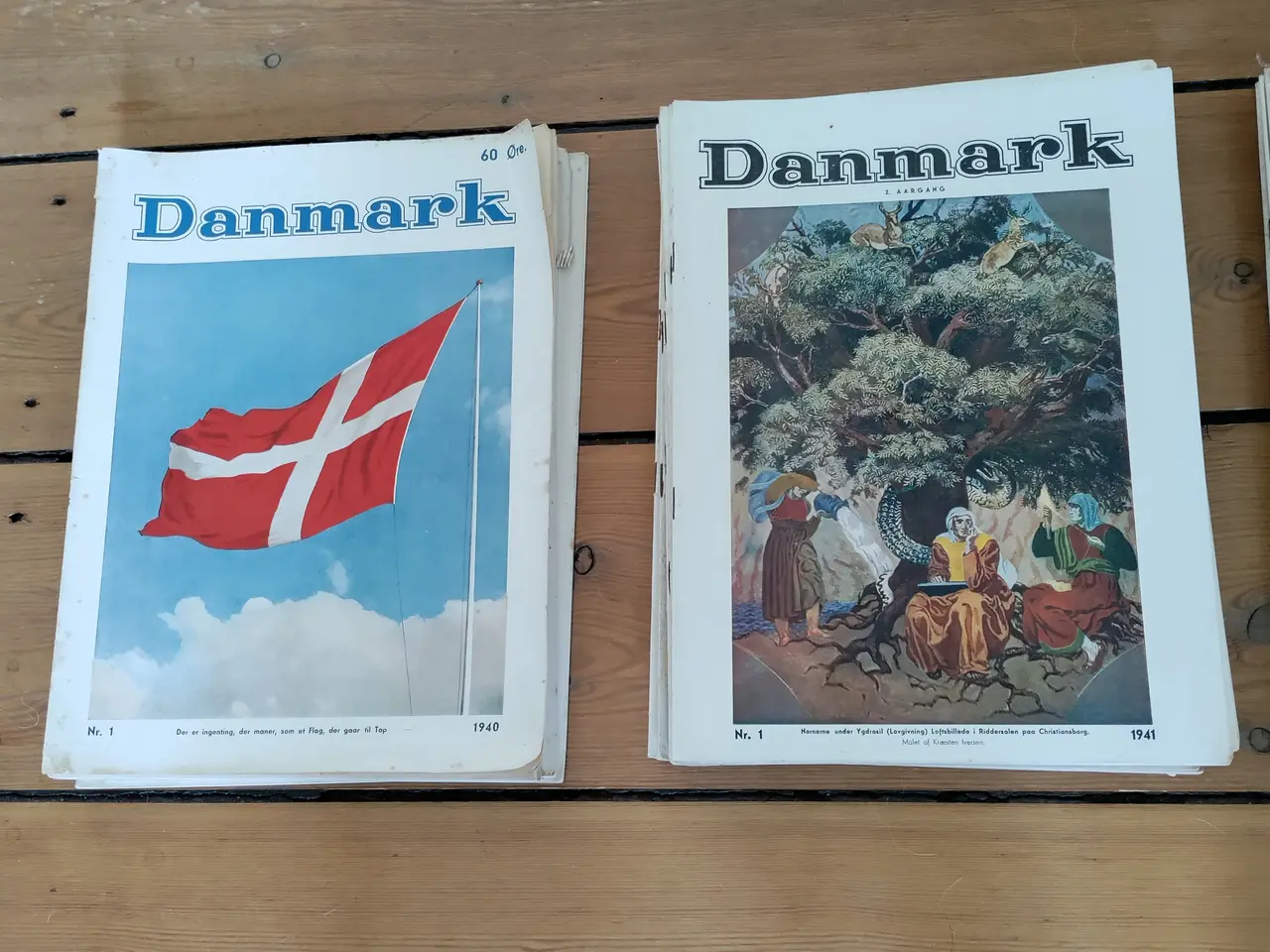 Billede 1 - Danmark.Hæfter fra besættelsestiden.