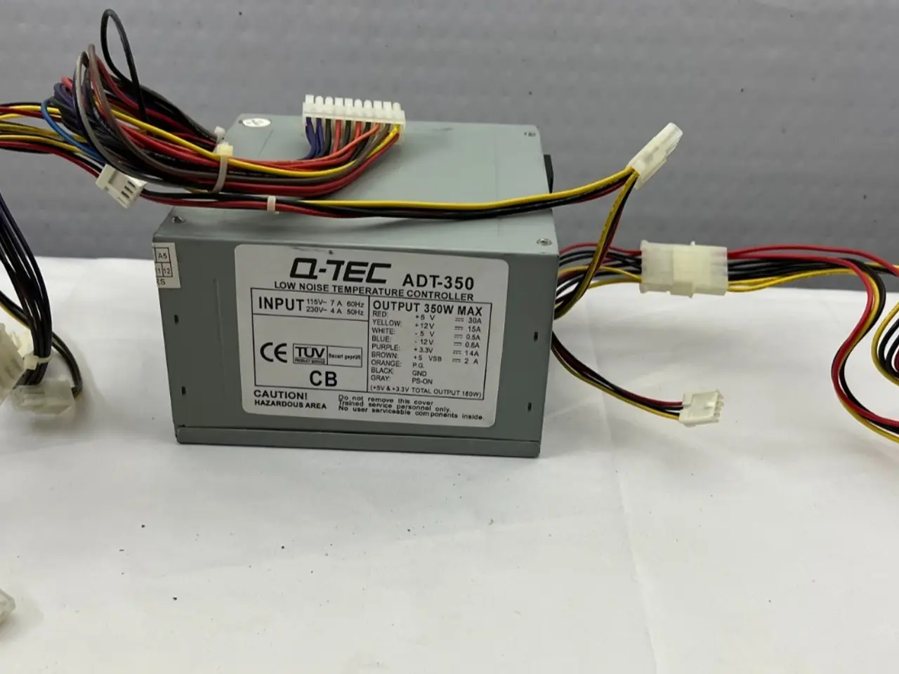 Billede 1 - Q-Tec ADT-350 ATX 350W Low Noise Temperature –