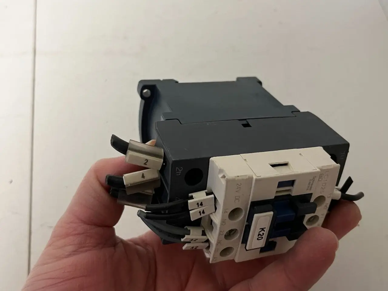 Billede 10 - Schneider Electric LC1D25BD kontaktor 25A 24V DC D