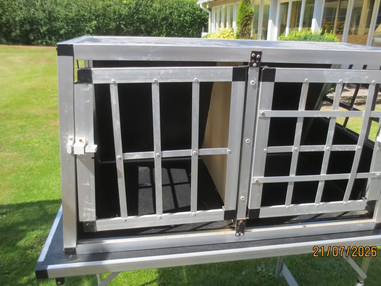 Billede 1 - 1 stk Aluminiums Hundebur