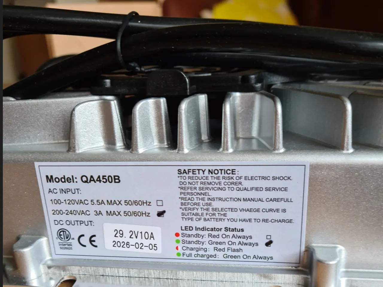Billede 2 - 24 volt Vandtæt lader til elscooter litium