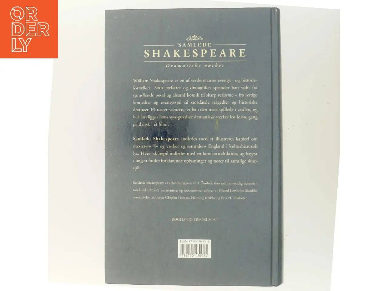Billede 3 - Samlede Shakespeare : dramatiske værker af William Shakespeare (Bog)