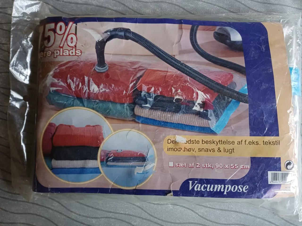Billede 1 - Vacumposer til opbevaring af tøj imod støv, snavs 