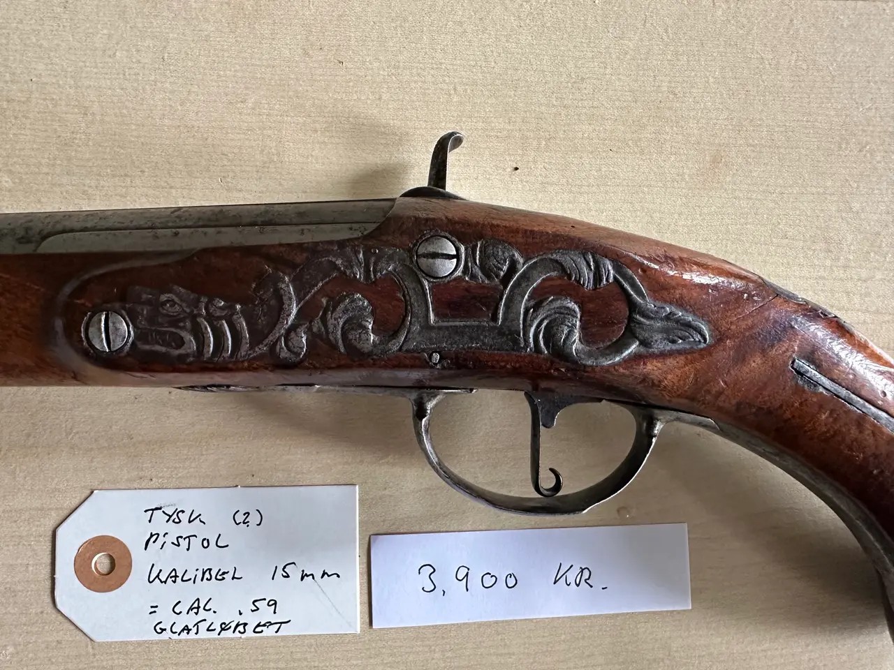 Billede 3 - Original tysk forladerpistol i kaliber 15 mm.