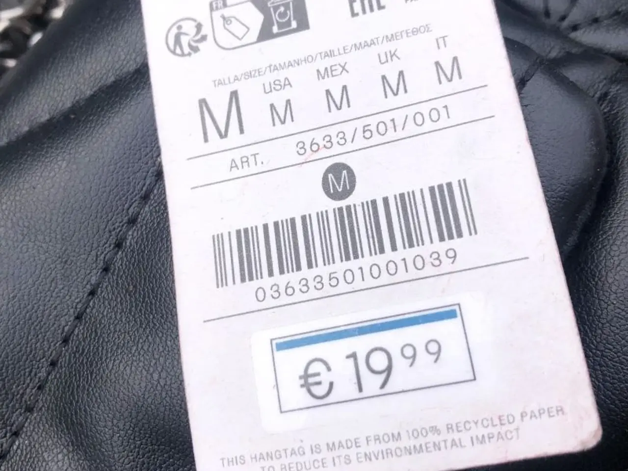 Billede 8 - Sort SKULDERTASKE fra STRADIVARIUS