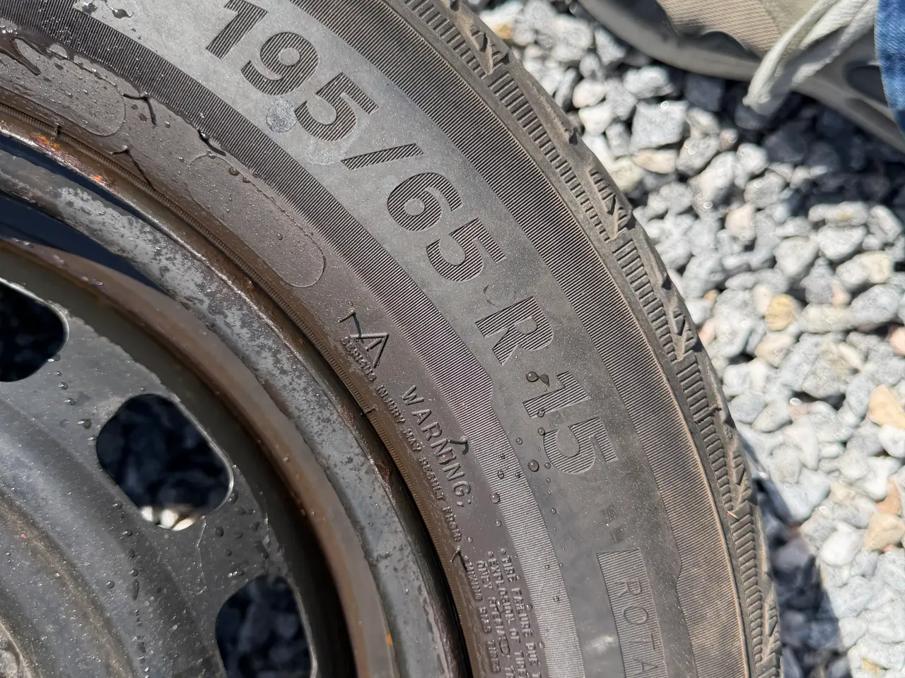 Billede 2 - 4 stk. 15” stålfælge med Michelin-vinterdæk sælges