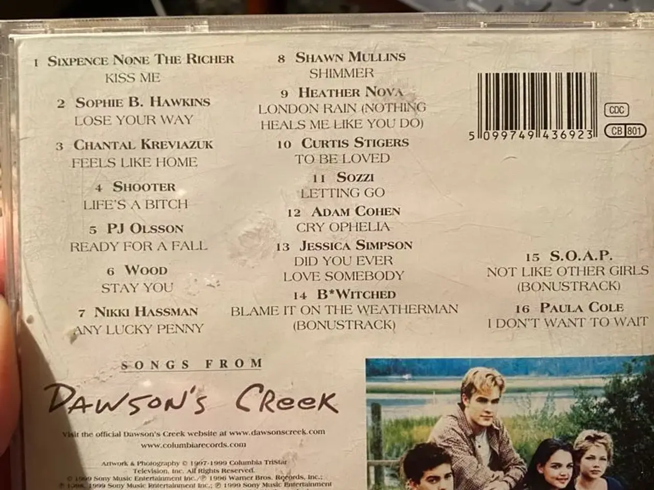 Billede 2 - Dawson?s Creek The soundtrack
