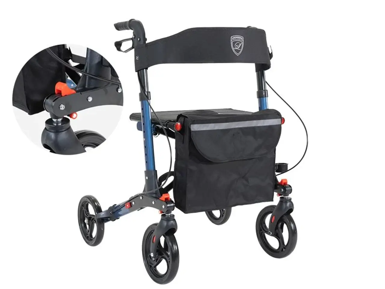 Billede 1 - Lindebjerg Rollator HF 150 Smart klik - Metal blå