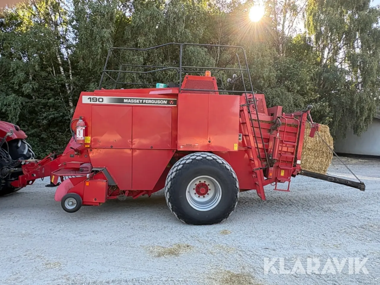 Billede 2 - Bigballepresser Massey Ferguson 190